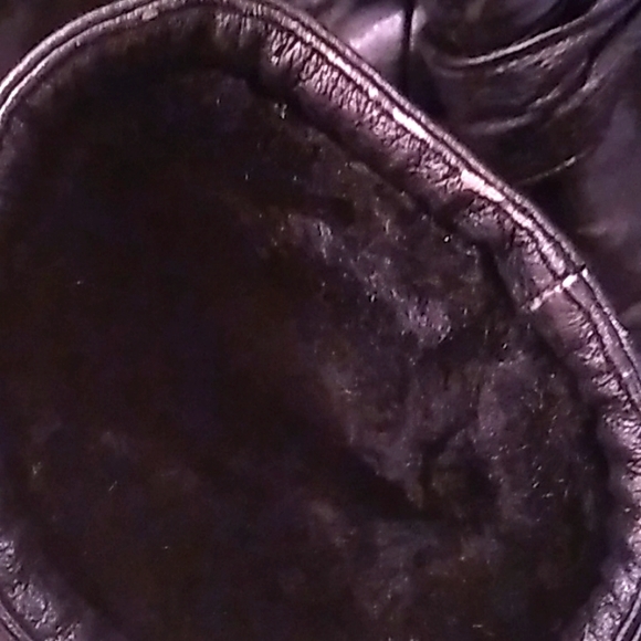 🐞Wilson Leather Hooded Faux Fur Lined Coat - Picture 8 of 16